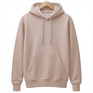 Sudadera con Capucha al por Mayor, de Color Liso, de Algodón French Terry, Casual, para Otoño, Ajuste Regular, con Bolsillo, Manga Regular - Product Image 1