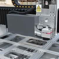 Équipement de sablage laser automatique coupe verre infrarouge CNC trous de forage à grande vitesse 120W Machine de fractionnement laser miroir