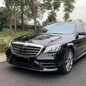 메르세데스 벤츠 S-클래스 W222 2013-2018용 2019 S450 스포츠 바디 업그레이드 키트, 전면 및 후면 헤드라이트, 테일라이트, 안개등 포함 - Product Image 4