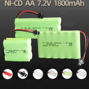 Batería recargable <span class=keywords><strong>de</strong></span> níquel <span class=keywords><strong>cadmio</strong></span> AA <span class=keywords><strong>para</strong></span> coches <span class=keywords><strong>de</strong></span> control remoto tipo 7,2 V 6S1P 1800mAh Paquete <span class=keywords><strong>de</strong></span> batería Ni-CD - Product Image 5