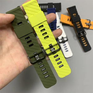 Bracelet en silicone sport Aibangjia 20 mm 22 mm pour Huawei Watch 5, bracelet pour <span class=keywords><strong>Suunto</strong></span> 9 Peak, bracelet de montre - Product Image 6