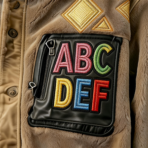 Chaqueta Bomber de Poliéster Estilo Vintage 2026 Personalizada con Solapa Bordada, Cuello Alto, Impermeable y Cortavientos para Invierno - Product Image 3