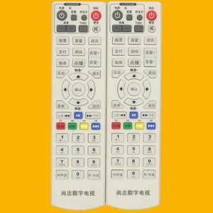 Télécommande numérique Crystal Beads pour décodeur et téléviseur avec code fixe et portée de 10 m, modèle JZ YK 01380 - Product Image 1