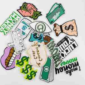 ฉันทำแพทช์ปักลายเงินตราดอลลาร์เพื่อเสริมความมั่งคั่ง สามารถรีดติดได้ - Product Image 6