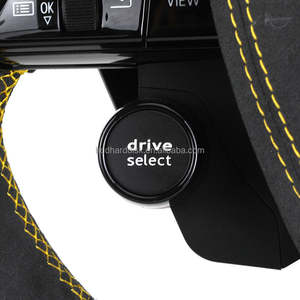 Avec bouton de démarrage <span class=keywords><strong>Volant</strong></span> LED en fibre de carbone Alcantara pour Audi RS A4 A5 A6 A7 S3 S4 S5 B9 B9.5 RS3 RS4 RS5 <span class=keywords><strong>RS6</strong></span> RS7 C7 C8 - Product Image 3