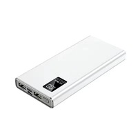 Power Bank Ultra Tipis Portabel 66W PD Pengisian Cepat Kapasitas Tinggi Kabel Terintegrasi Dapat Dilepas Logo OEM/ODM Kustom Hadiah Bisnis