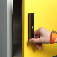 Serrures de placard intelligentes ultra-minces en alliage d'aluminium pour vestiaires de gym et salles de sauna (vente en gros)