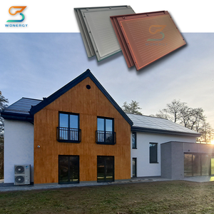 Home Use BIPV Curved Monocrystalline Silicon <strong>Solar</strong> Roof <strong>Tiles</strong> with PERC Technology High Power Generation &amp; 30-Year Warranty - Product Image 5