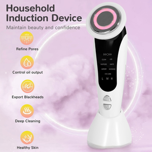 Handheld Hot Cold Photon Facial <b>Massager</b> with Vibration for Face Neck Lifting and Home Skin Care Treatment - Product Image 2