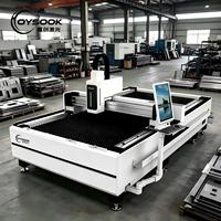 Machine de découpe laser à fibre à plateforme unique HOYSOOK, certifiée CE, 3 axes CNC, refroidissement par eau, découpe de métal, OEM, directement de l'usine