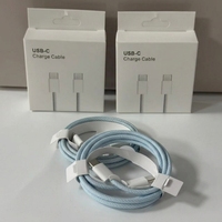 Kabel USB-C ke USB-C 2m dengan Konduktor Tembaga Murni 60W, Jalinan Nilon, Pengisian Cepat 3A/5A & Transfer Data untuk iPhone 15/16/17 Kamera