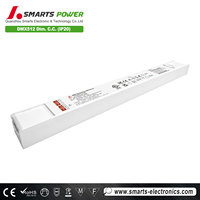 Caja de plástico de corriente constante Transformador Led Ip20 100W 1600mA DMX Atenuación Controlador Led