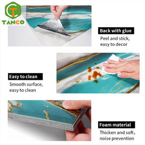 קצף קליפות ומקל נייר קיר תפאורה 3D טפט הבית קישוט קיר סלון 3d לקירות חדר שינה - Product Image 6