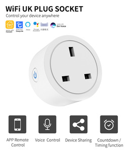 Homekit-Enchufe inteligente WIFI para Reino Unido, interruptor temporizador de larga distancia compatible con <span class=keywords><strong>Alexa</strong></span>, Google Voice - Product Image 3