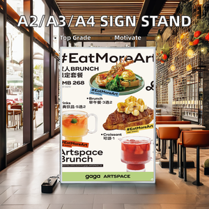 Nhà hàng tùy chỉnh khung nhôm mỏng LED hộp đèn gắn treo tầng thường vụ Bảng Menu hiển thị khung Áp phích - Product Image 5