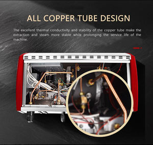 Machine à café expresso professionnelle italienne E61 à 2 groupes, semi-automatique, de qualité commerciale, avec mousseur à lait, prix d'usine - Product Image 3