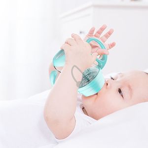 Botella de agua para beber leche de bebé de 300ml PP, biberones de calibre ancho para niños, Bola de gravedad antiahogo, agarre de pezón de silicona - Product Image 6