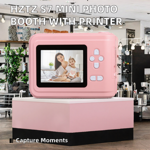 Hztz เครื่องพิมพ์ S7 HD 1080P แบบพกพาเครื่องพิมพ์ภาพขนาดเล็กพร้อมฟังก์ชั่นการบันทึก MOS เซ็นเซอร์ภาพของเล่นสำหรับเด็ก - Product Image 2