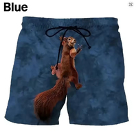 Nouveaux shorts d'été pour hommes à imprimé 3D visage d'animal amusant, motifs chien et éléphant, maillots de bain, shorts de plage pour les vacances