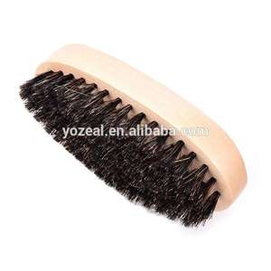 Taglio per <span class=keywords><strong>baffi</strong></span> 100% naturale esfoliante Logo personalizzato di cinghiale setola da uomo in legno spazzola e pettine - Product Image 3