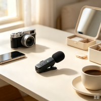 Mini 2er-Pack Kabelloses Ansteckmikrofon für YouTube Live-Stream Typ C Android-Telefon