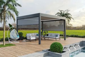 Pergola fixe en aluminium magique, imperméable, écologique, pavillon extérieur, structure durable <span class=keywords><strong>pour</strong></span> jardin, patio, balcon - Product Image 2