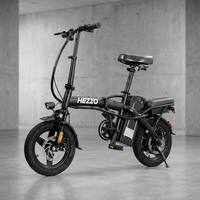 Dernière version du vélo électrique pliable portable pour la ville, 350W 46V, cadre en acier au carbone, amortisseur, siège réglable, vélo électrique