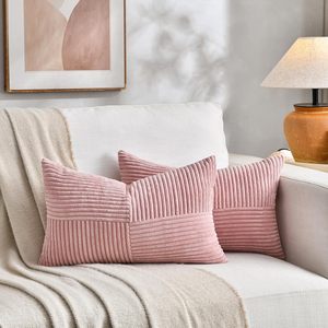 Sarı Bel Bölgesi Dekoratif Yastık Kılıfları 12x20 İnç Oturma Odası Kanepe Yatak Koltuk için, Çiftlik Evi Boho Ev Dekoru - Product Image 6