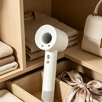 Nouveau sèche-cheveux ionique professionnel à courant continu haute vitesse avec buse à aspiration magnétique pour les voyages et les hôtels