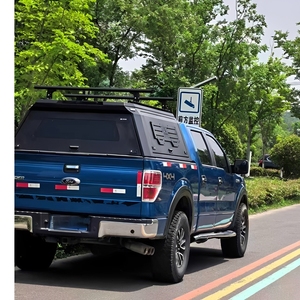 Cubierta de aluminio rígida para camioneta 4x4, impermeable, antirrobo, tipo <span class=keywords><strong>camper</strong></span>, para VW Amarok, Tacoma, GMC Sierra, Shark 6 - Product Image 4