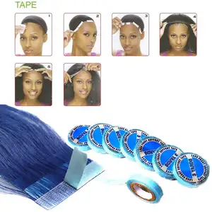 Nastro per parrucca 3 m/rotolo adesivo per estensione dei capelli con nastro biadesivo impermeabile a lunga durata