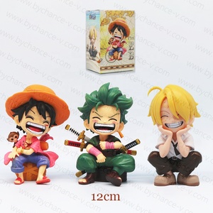 Distributeur automatique de jouets : Article très prisé – Figurine en plastique adorable <span class=keywords><strong>Luffy</strong></span> souriant, boîte mystère, jouet tendance, figurine de collection manga japonais très populaire - Product Image 1