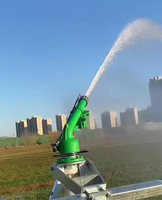 Canon d'arrosage à grande portée 23-56m, rotation 360°, pour système d'irrigation agricole, en plastique et caoutchouc, avec réservoir sous pression