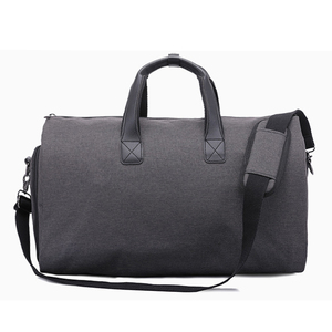 BEARKY New Men Shoulder Strap Sport <strong>Suitcase</strong> <strong>Black</strong> 2 in 1 Foldable Basketball Garment Duffle Bag Custom Logo for Travel - Product Image 4