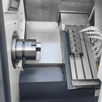 Tour CNC à double broche à lit incliné pour centre d'usinage automatique de moyenne intensité, avec porte-outils 6 axes 6 stations BL-H40P