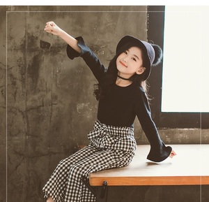 Wholesale England Style Women Children Clothing Low Price Spring & Autumn Cotton <b>Jeans</b> Suits Set for Girls - Product Image 5