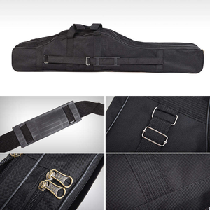 Foldable 1M/1.5m Big Belly <b>Fishing</b> <b>Rod</b> Bag Green/Black Long <b>Fishing</b> Gear in Durable Nylon Soft Bag - Product Image 4