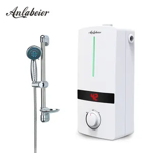 wholesale water geysers Overheat protection instant best brand Anlabeier LED knob control cheapest water heater 220v