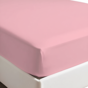 Sábana Ajustable 100% Algodón Rosa Francés King 180x200cm - Product Image 3