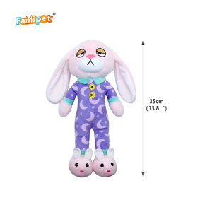 Fabricante Famipet: Venta al por mayor de nuevos y adorables juguetes de peluche suaves con diseño de animales durmiendo, ideales para máquinas de garras. - Product Image 3