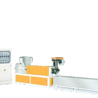 Granulateur à vis simple à refroidissement par eau de moteur haute efficacité SJ-110/120 37 kW pour le recyclage des déchets plastiques HDPE/LDPE/PP