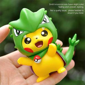 Nouvelle figurine vinyle <span class=keywords><strong>Pikachu</strong></span> en boîte mystère, série Hollow Dress-Up, jouet d'art de collection anime pour décoration de bureau, vente en gros - Product Image 5