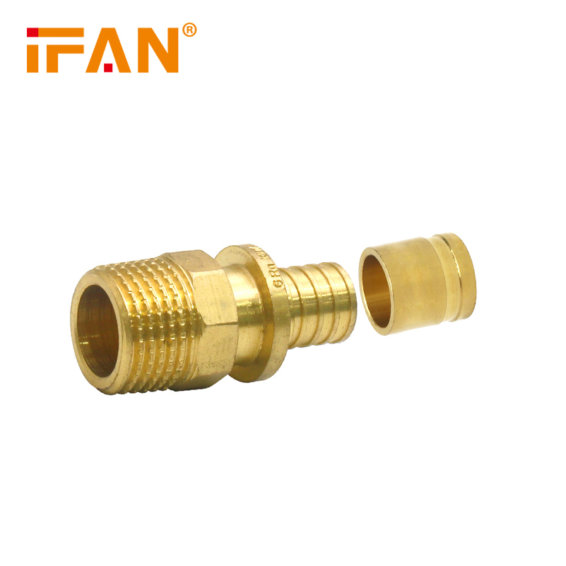 IFAN haute qualité pression Raccords PEX Coulissant En Laiton Raccord De Tuyauterie En Bronze