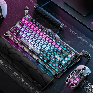 <span class=keywords><strong>Clavier</strong></span> à axe magnétique GravaStar V75 Lite/V75 HE/V75 Pro original Jeu de sports électroniques <span class=keywords><strong>Clavier</strong></span> en aluminium monomode filaire personnalisé - Product Image 6