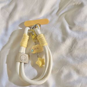 Correas de muñeca para teléfono, cuerda para teléfono móvil, cordón colorido, cuerda de nailon corta con pestaña de parche, accesorios para teléfono móvil - Product Image 4