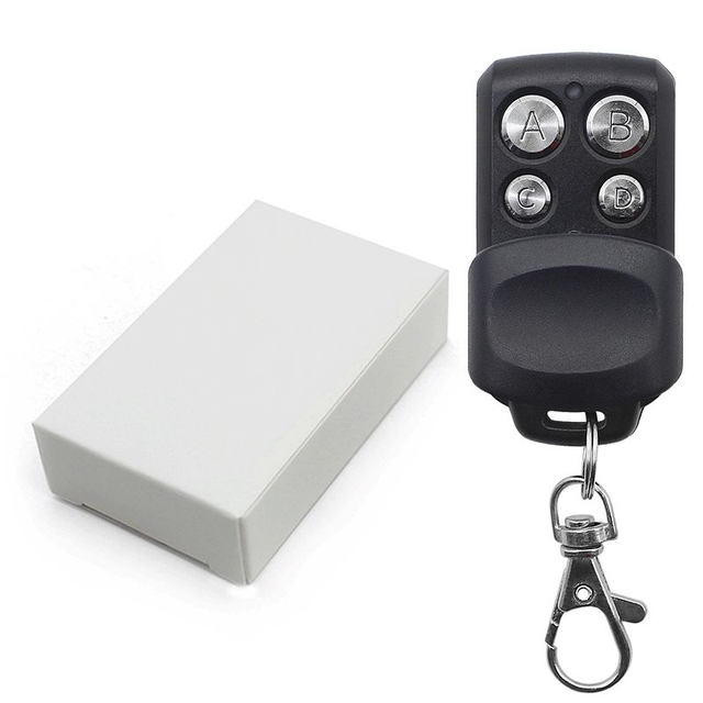Universal 433MHz RF Remote Control Receiver Automatic 2-Channel Wireless Garage/Gate Door 433.92Mhz Rolling Code Receiver