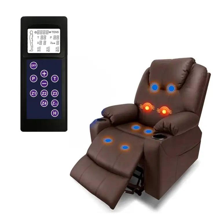 Werkseitige Direkt versorgung Kunden spezifisches Zubehör für elektrische Vibrations massage stühle mit 8 Motoren