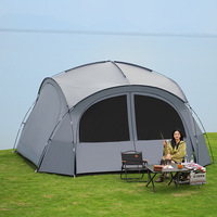 Tente pliante monocouche imperméable à l'eau, équipement de camping en plein air multi-usage pour le glamping