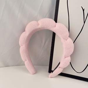 Diadema de baño con diseño de nubes para mujeres <span class=keywords><strong>y</strong></span> niñas-Turbante de cabello absorbente suave para ducha, spa, lavado de <span class=keywords><strong>cara</strong></span> - Product Image 1