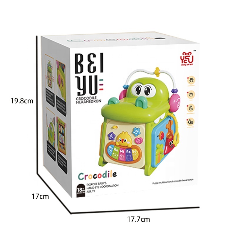 Cute Crocodile Wonder Hexahedron 8-In-1 Multi-Functional